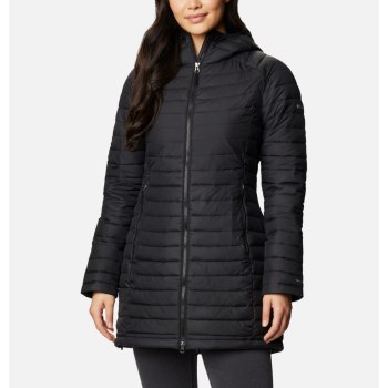 Columbia Ženske Jakne - White Out Mid Hooded Crne | CDTR-07542